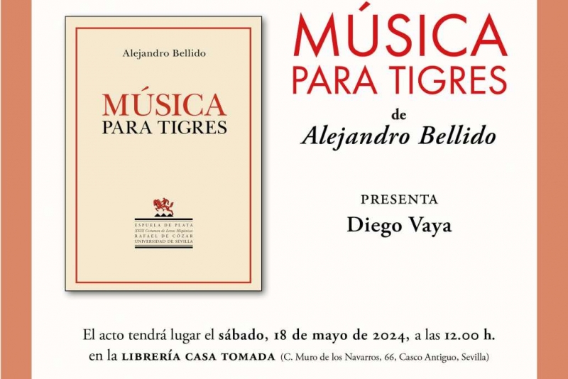 Presentación de 'Música para tigres' en Sevilla