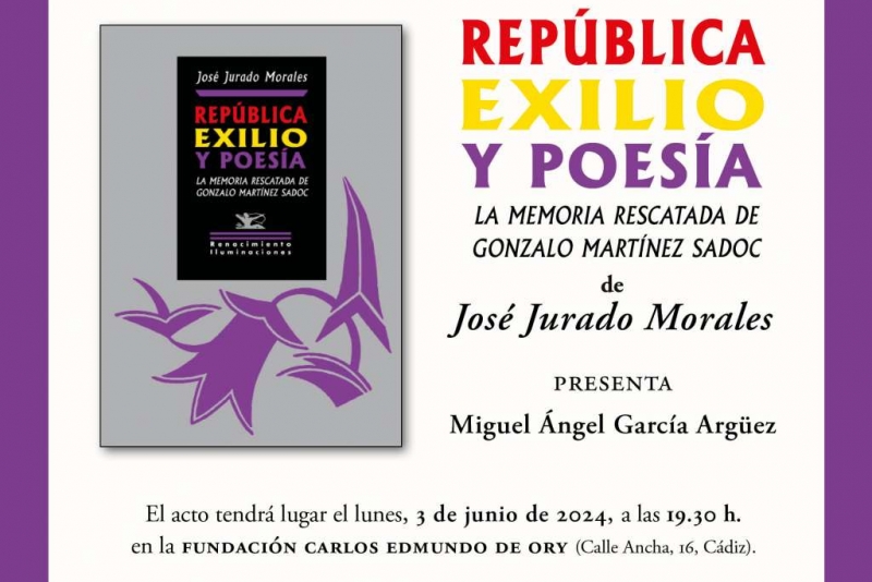 Presentación de 'República, exilio y poesía' en Cádiz.