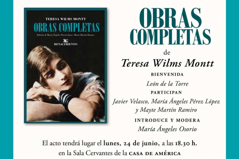 Presentación del libro Obras completas de Teresa Wilms Montt en Madrid