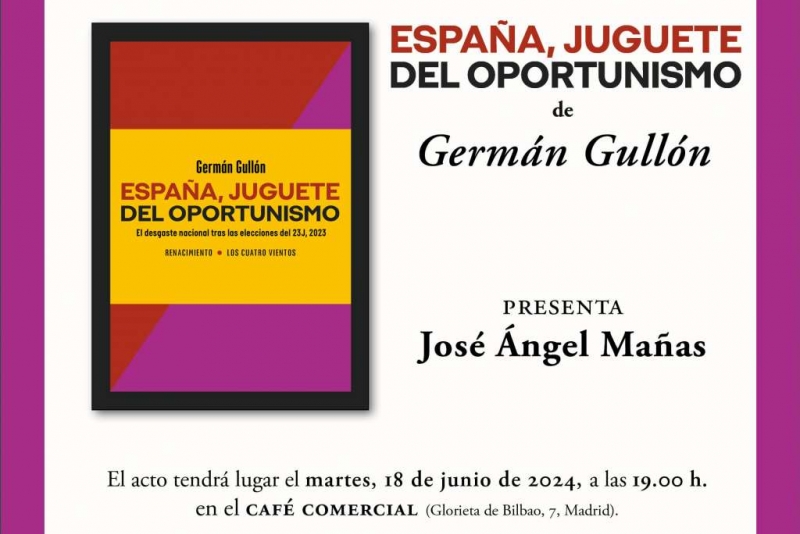 Presentación de 'España, juguete del oportunismo' en Madrid