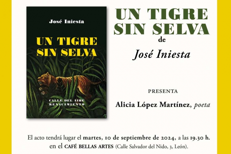 Presentación de 'Un tigre sin selva' en León