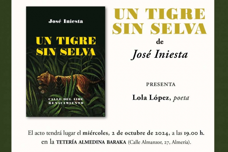 Presentación de 'Un tigre sin selva' en Almería