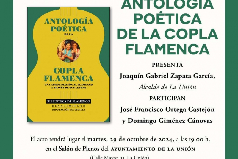 Presentación de 'Antología poética de la copla flamenca' en La Unión.