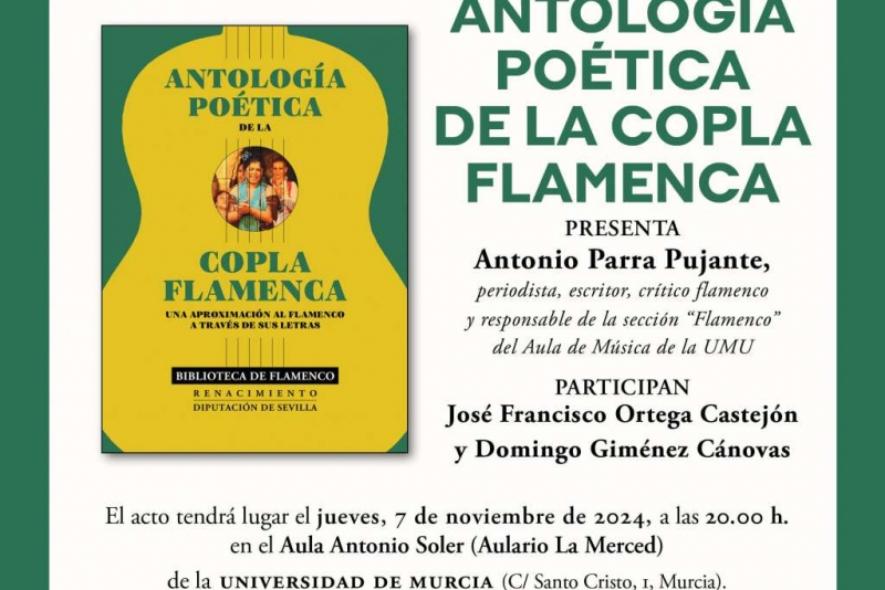 Presentación de 'Antología poética de la copla flamenca' en Murcia