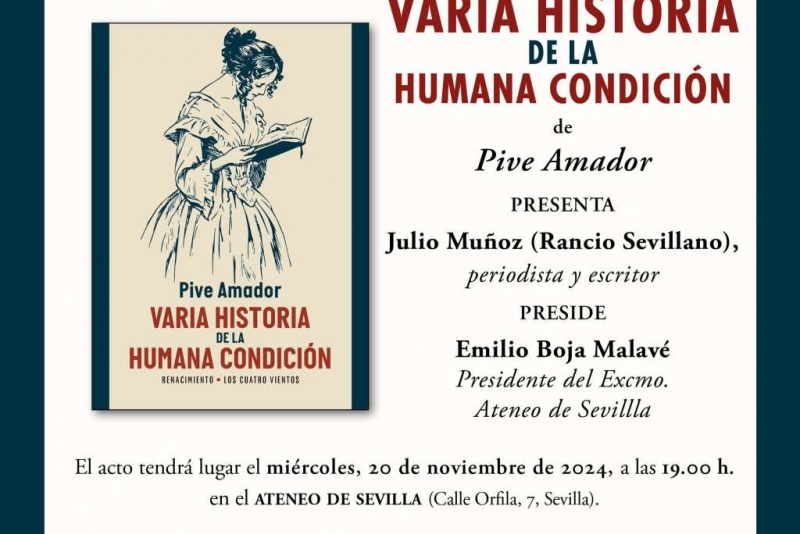 Presentación de 'Varia historia de la humana condición' en Sevilla