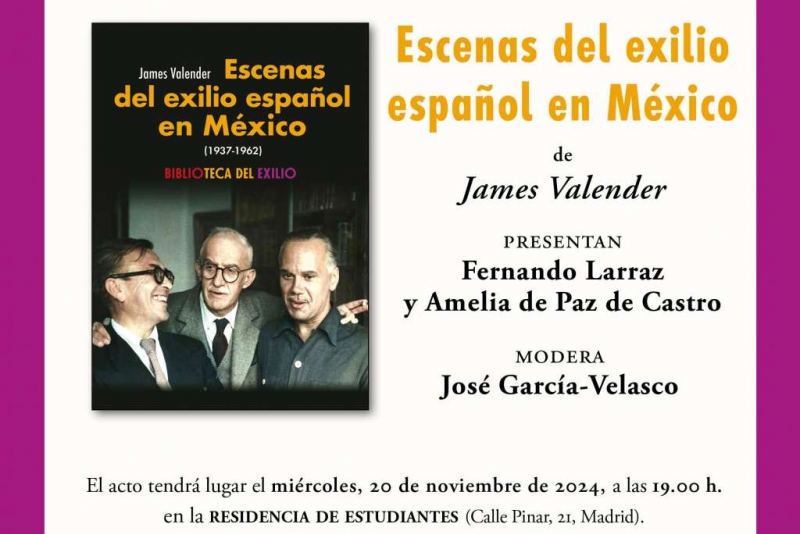 Presentación de 'Escenas del exilio español en México' en Madrid