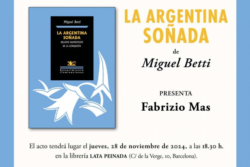 Presentación de 'La Argentina soñada' en Barcelona