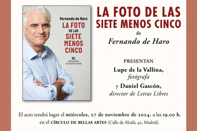 Presentación de 'La foto de las siete menos cinco' en Madrid.