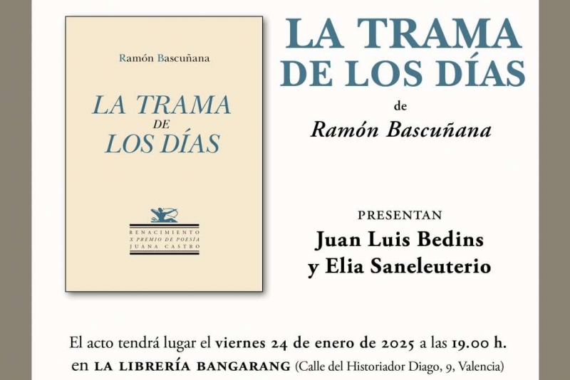 Presentación de 'La trama de los días' en Valencia