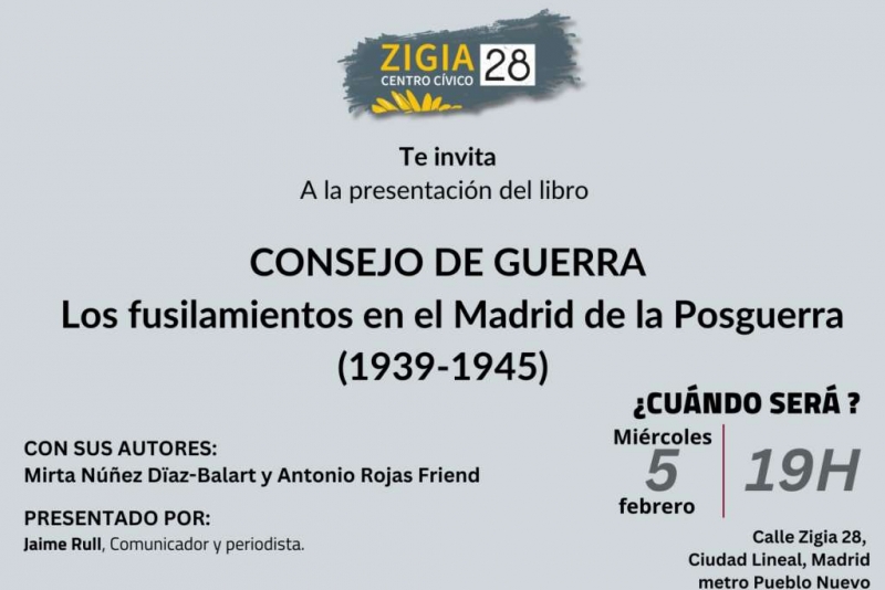 Presentación de 'Consejo de guerra' en Madrid.